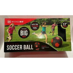 Wicked Big Sports Wicked Big Soccer Ball 17" Diameter w/ Pump & Needle NEW